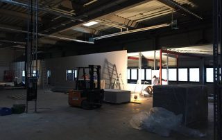 Ausbau Lagerhalle